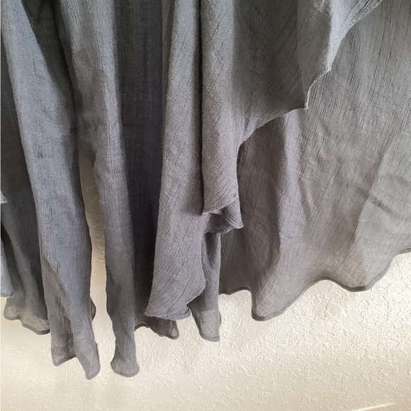 Flutter pants in dark gray - Picture 2 of 4